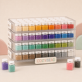CozyBead 221-Color Bottle Bead Set in a four-layer organizer
