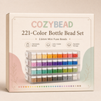 CozyBead 221-Color Bottle Bead Set retail packaging front