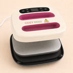 CozyBead fuse bead heat press — open platen detail