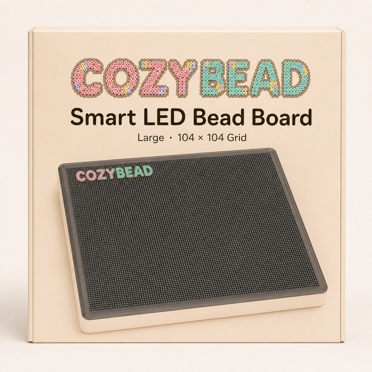 CozyBead Large Smart LED Bead Board — packaging front