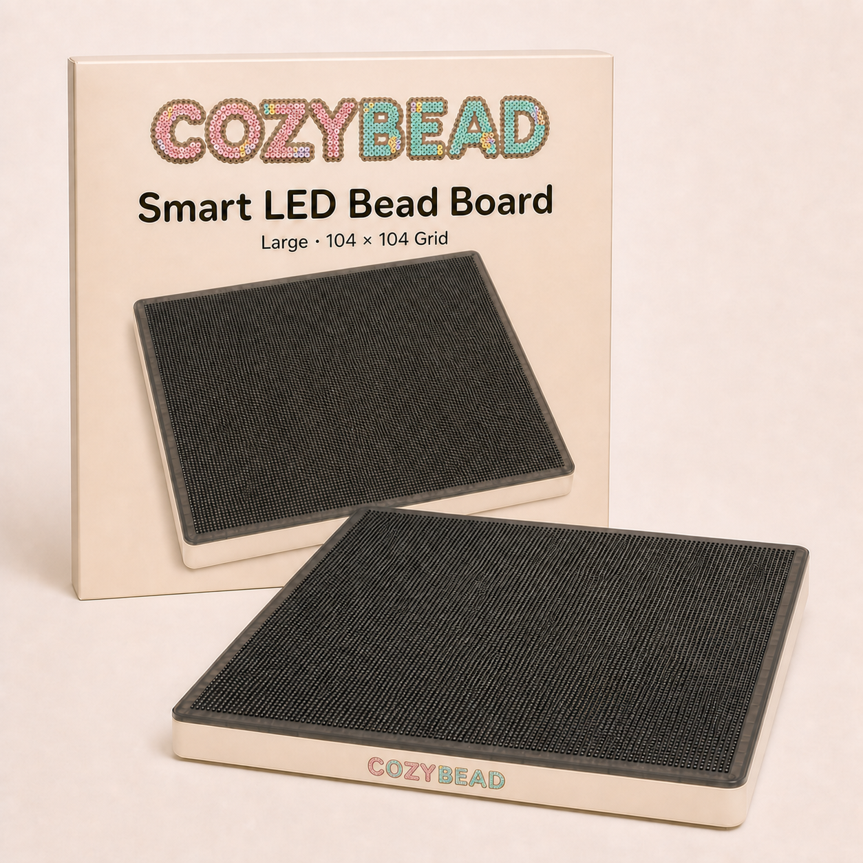 CozyBead Large Smart LED Bead Board — product and packaging
