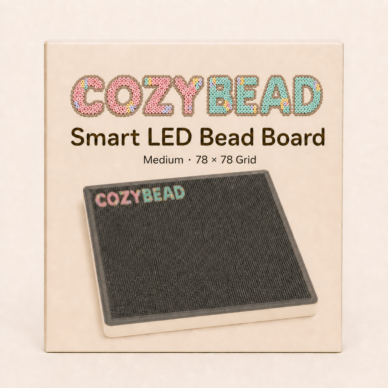CozyBead Medium Smart LED Bead Board — packaging front