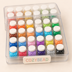 5 mm · 24-color bead set — detail