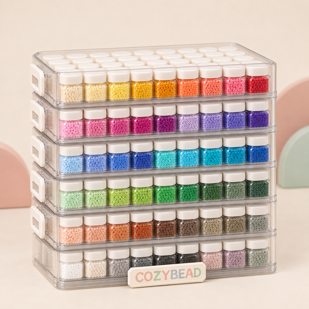 2.6 mm · 144-color bead set — hero