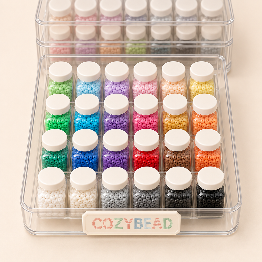 2.6 mm · 24-color bead set — detail
