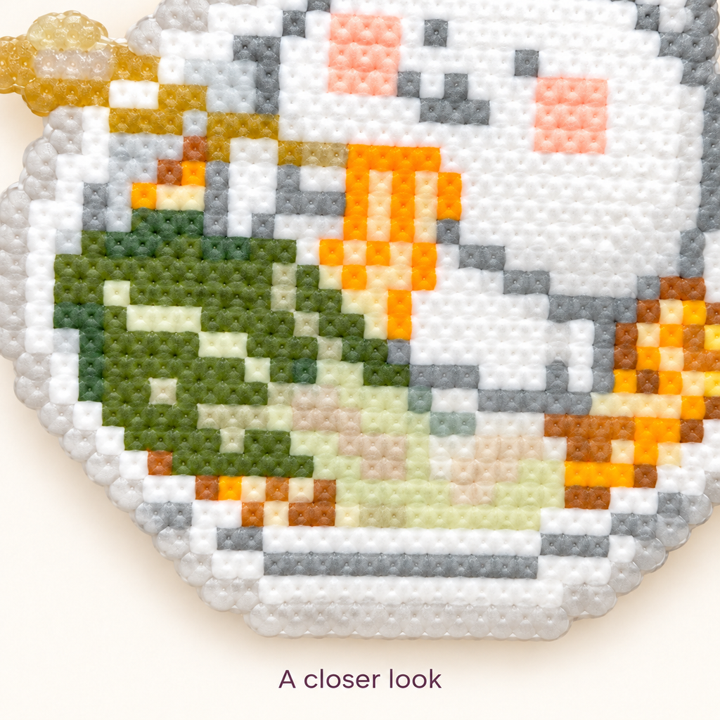 round winter friends — artwork detail