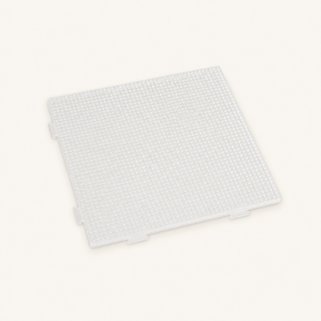 CozyBead small clear interlocking pegboard — hero