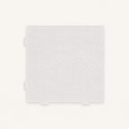 CozyBead small clear interlocking pegboard — top view
